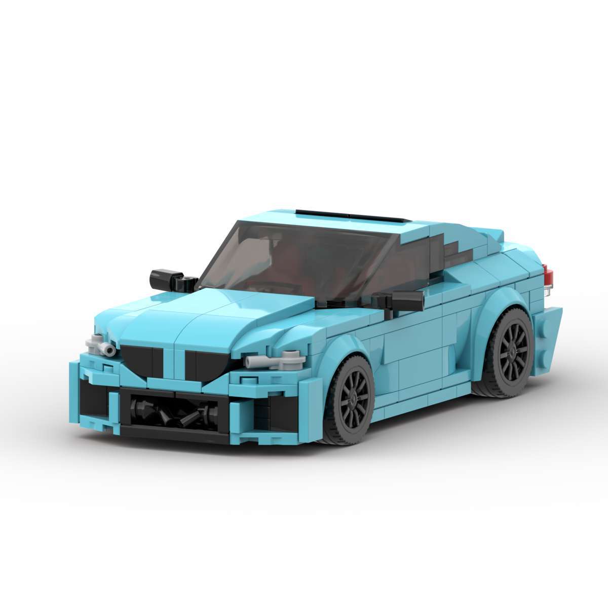 BMW M2 G87 MOC Style Building Block Car Model – Collectible Sports Car Toy for Kids & Adults