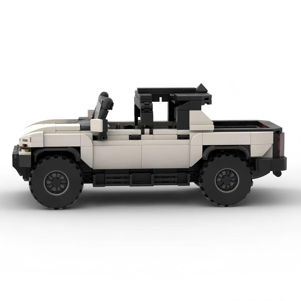 MOC Hummer HEV Building Blocks Model – Military Off-Road SUV Collectible Brick Toy