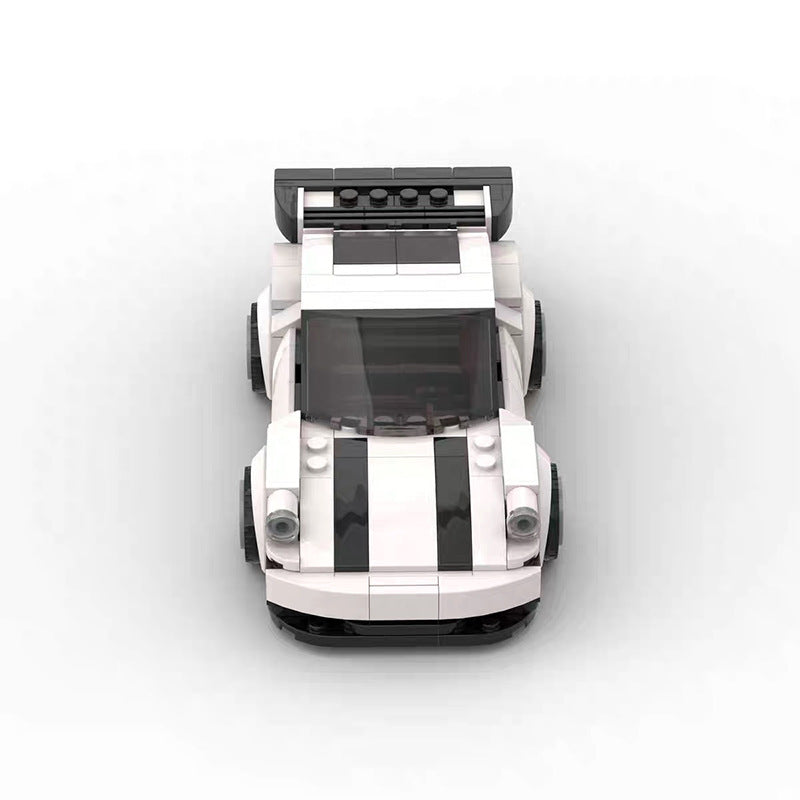 Porsche 911 Turbo MOC-Style Building Blocks Racing Car Model Collectible Sports Toy Gift