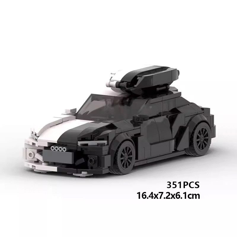 Audi RS6 MOC-Style Building Block Set | DIY Sports Car Model Kit for Kids & Adults