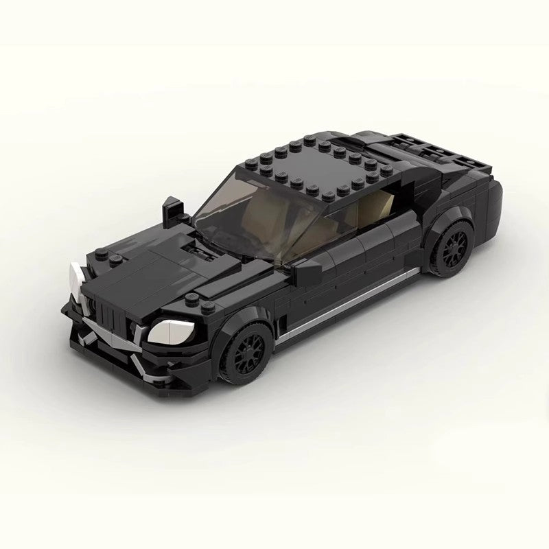 MOC Mercedes Maybach S680 Luxury Car Building Blocks Model – Collectible Black Brick Sedan