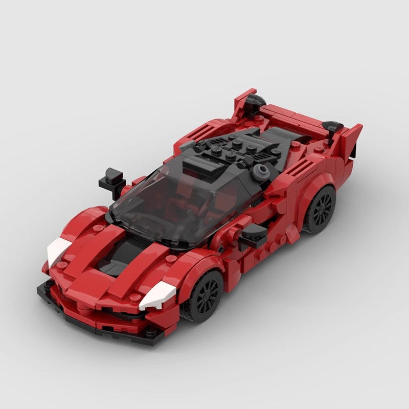 Ferrari FXX-K MOC Style Building Blocks Supercar Racing Model Collectible Toy Gift