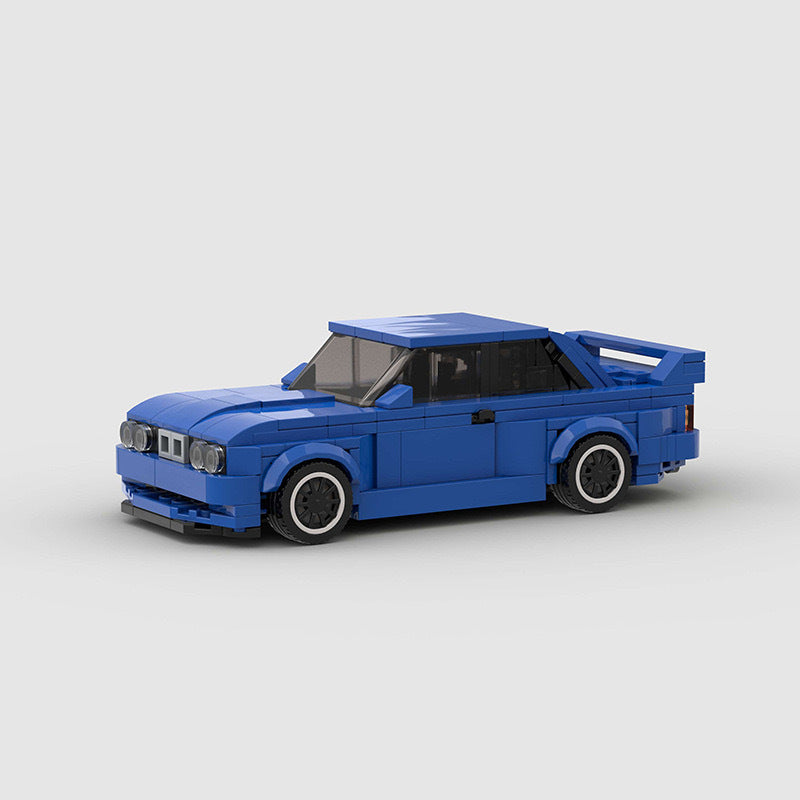 BMW M3 E30 MOC-Style Building Block Model – Classic Sports Car Collectible Toy for Kids & Adults