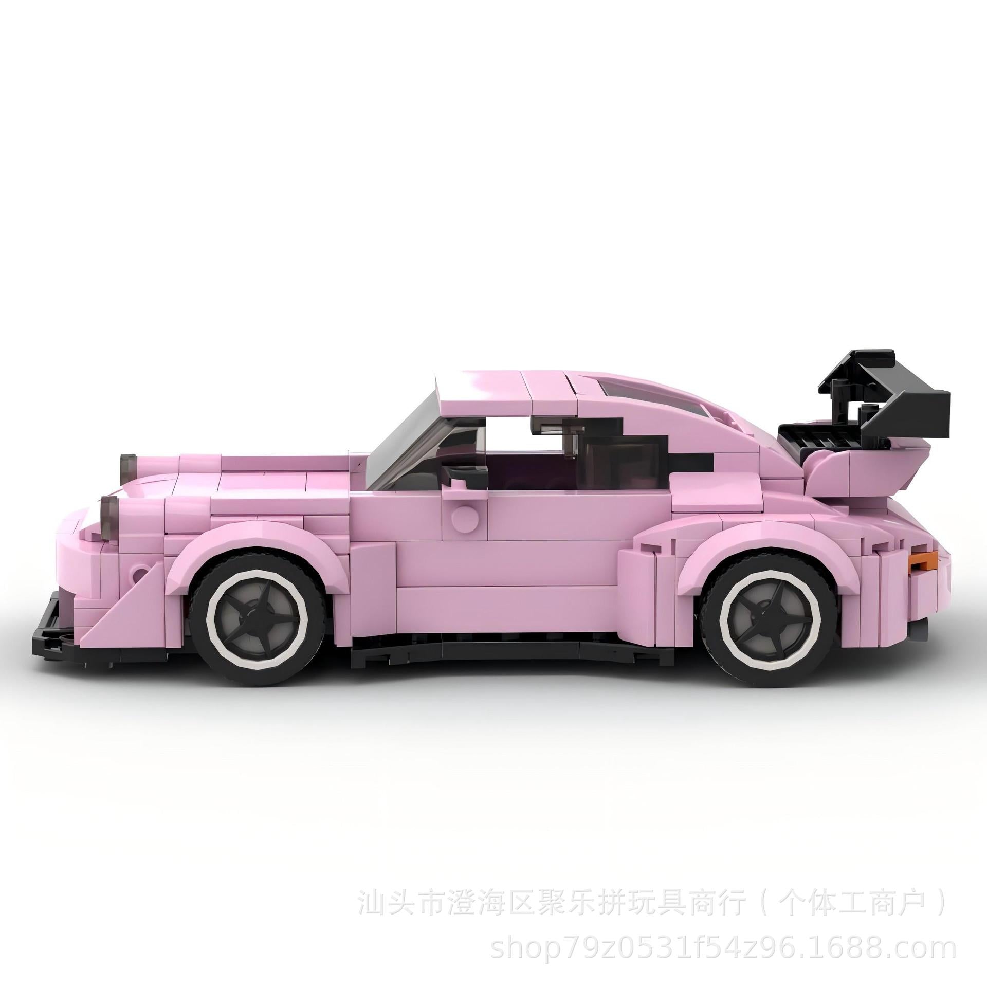 Porsche 911 MOC-Style Building Blocks Racing Car Model Collectible Sports Toy Gift