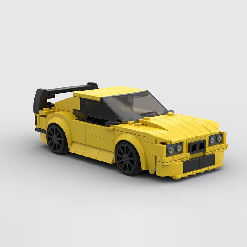BMW E36 MOC-Style Building Block Car Model | Classic Sports Car DIY Construction Toy for Kids & Collectors