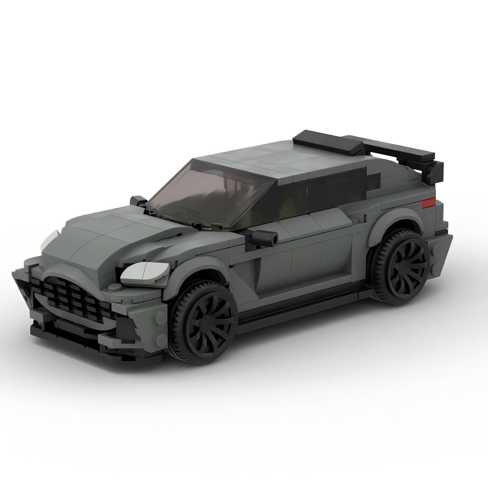 MOC Aston Martin DBX SUV Building Block Model – 17.6cm Sports Car Brick Toy for Collectors