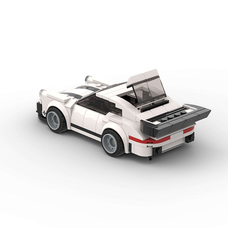 Porsche 911 Turbo MOC-Style Building Blocks Racing Car Model Collectible Sports Toy Gift