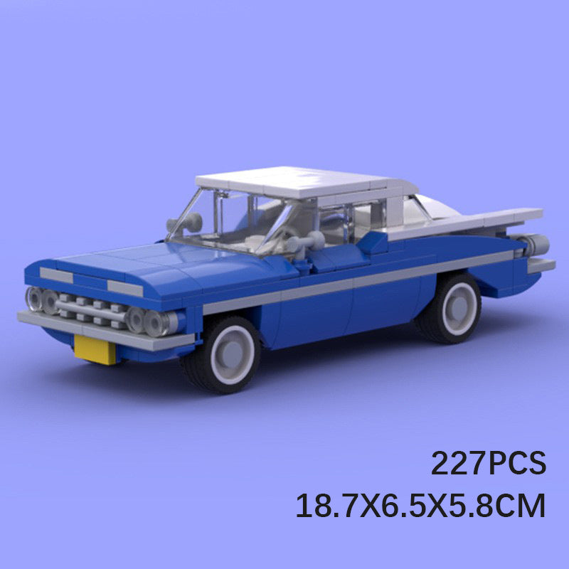 MOC Chevrolet Bel Air Classic Car Building Block Model – 227PCS Vintage Chevy Brick Toy