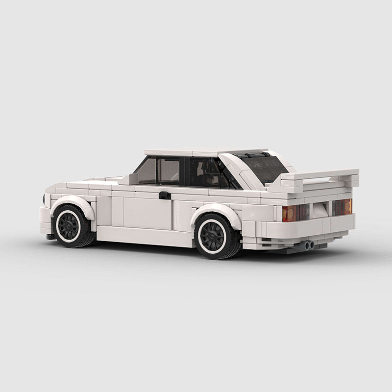 BMW M3 E30 MOC-Style Building Block Model – Classic Sports Car Collectible Toy for Kids & Adults