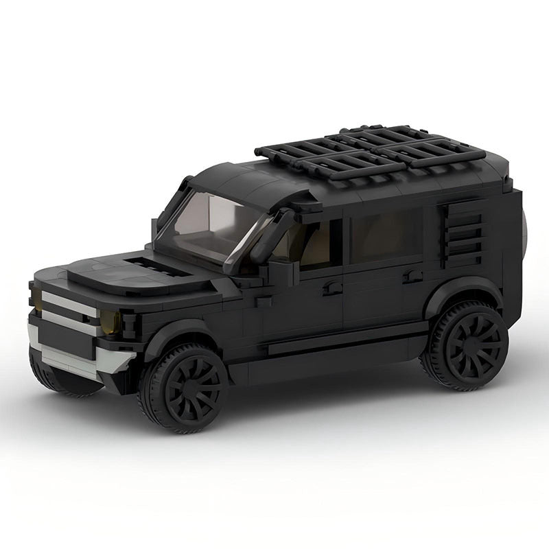 MOC Land Rover Defender Building Block Model – Classic 4x4 Off-Road SUV Brick Car Toy for Collectors & Kids