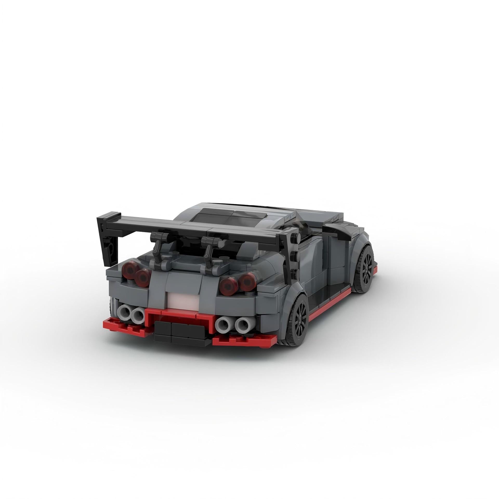 MOC Nissan GTR Building Block Model – Collectible NISMO Sports Car Brick Toy for JDM Fans