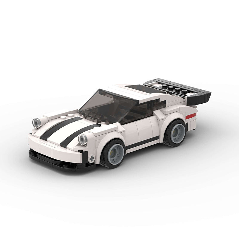 Porsche 911 Turbo MOC-Style Building Blocks Racing Car Model Collectible Sports Toy Gift