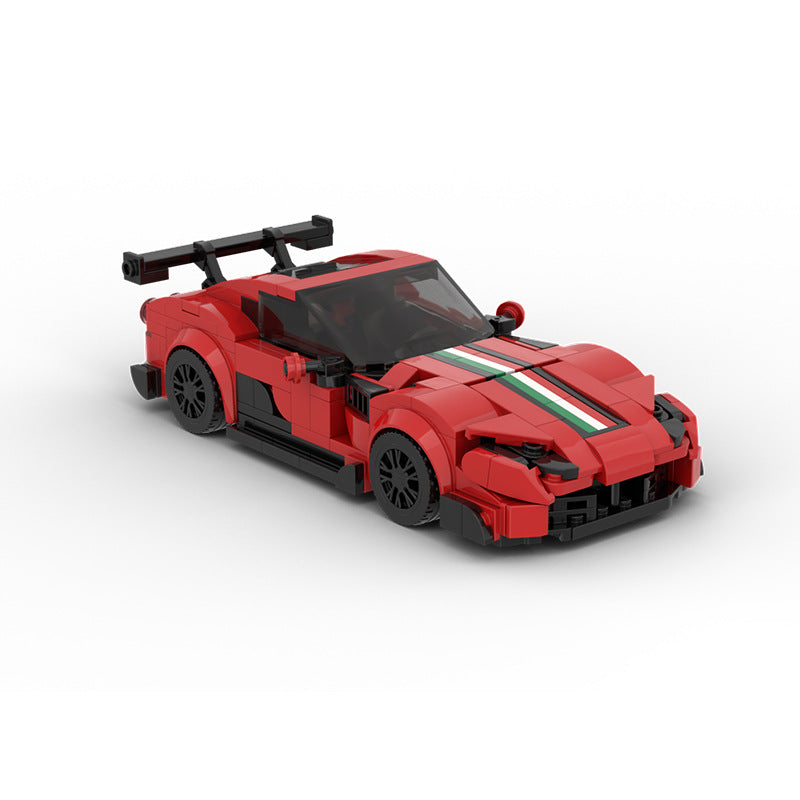 Ferrari 812 GTS MOC Style Building Blocks Supercar Model Collectible Racing Toy Gift