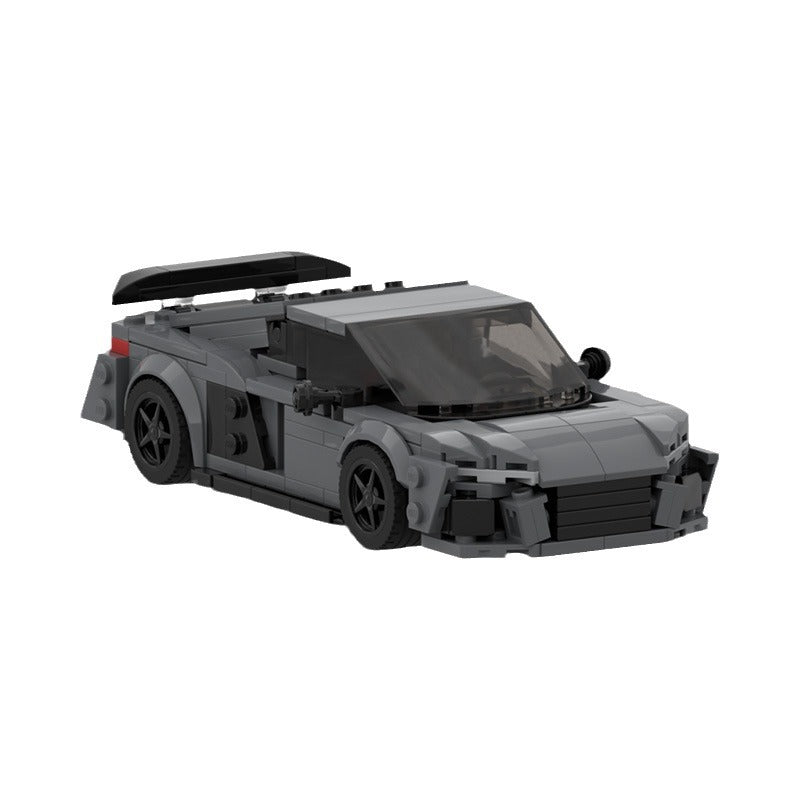 Audi R8 MOC Compatible Building Block Car Model – Sports Car Brick Kit for Collectors & Kids