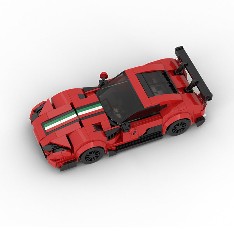 Ferrari 812 GTS MOC Style Building Blocks Supercar Model Collectible Racing Toy Gift
