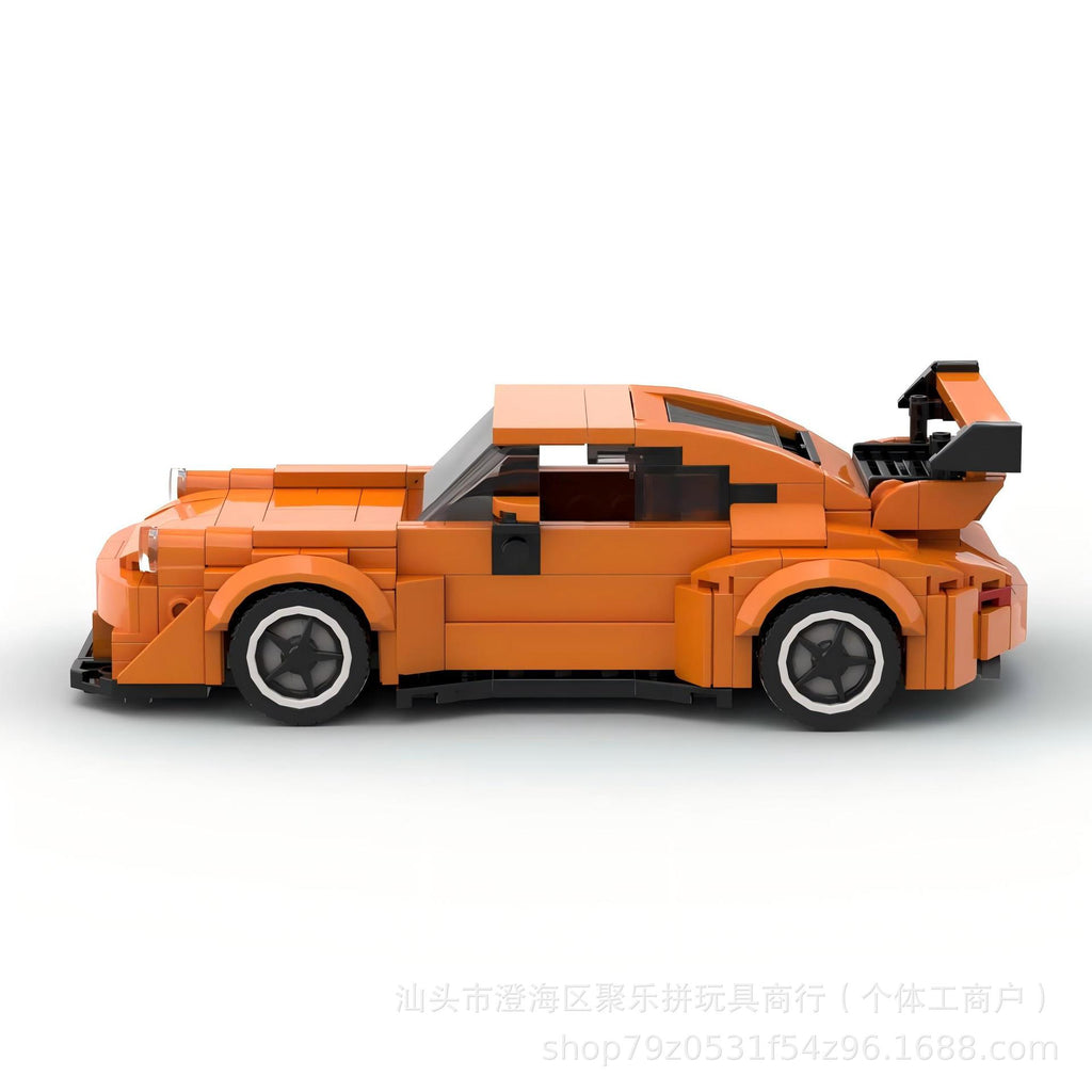 Porsche 911 MOC-Style Building Blocks Racing Car Model Collectible Sports Toy Gift