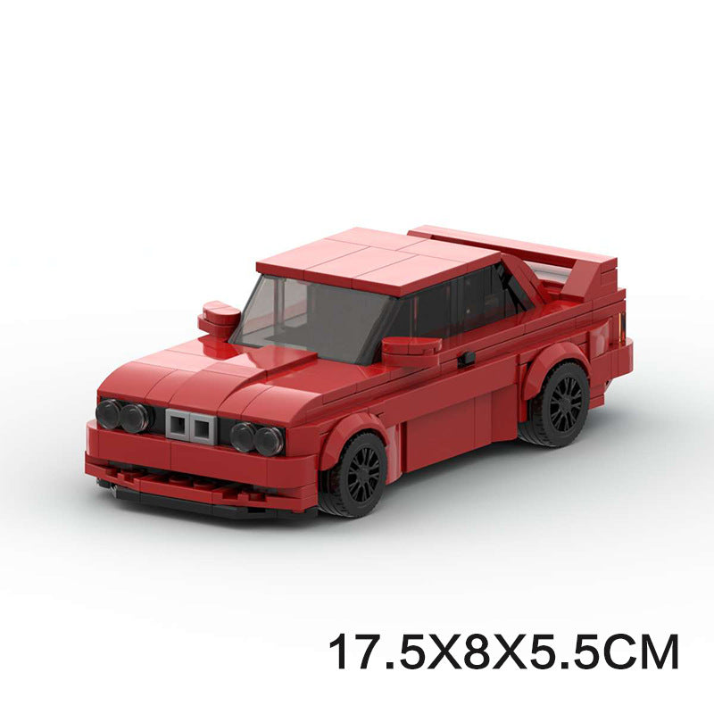 BMW M3 E30 MOC-Style Building Block Model – Classic Sports Car Collectible Toy for Kids & Adults