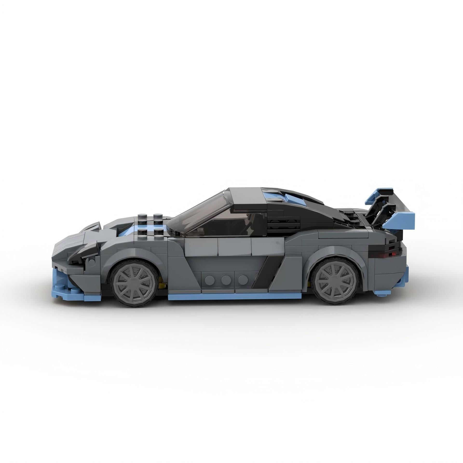 Porsche 718 GT4 RS MOC-Style Building Blocks Racing Car Model Collectible Sports Toy Gift