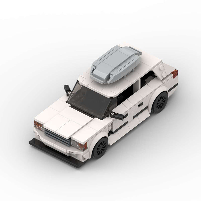 Mercedes Benz S124 MOC Style Building Blocks Classic Wagon Car Model Collectible Toy Gift