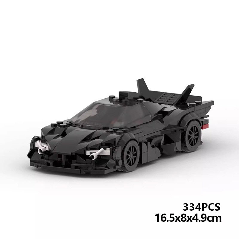 MOC Apollo EVO Supercar Building Block Model – 336PCS Collectible Brick Toy (16.5x7x4cm)