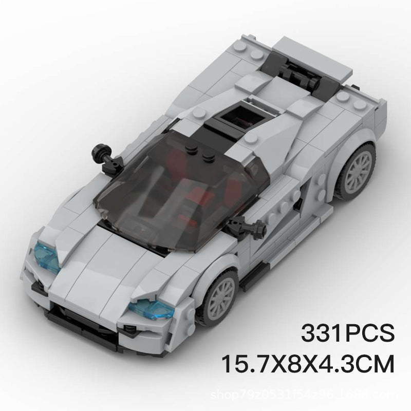 MOC Koenigsegg CC850 Supercar Building Blocks Model – 331PCS Collectible Sports Car Toy