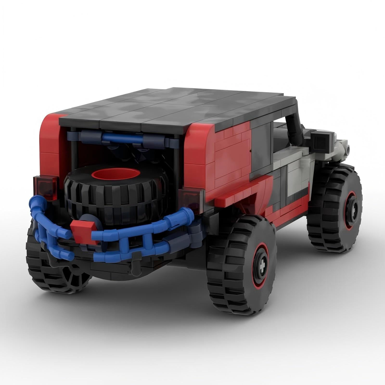MOC Ford Bronco Off-Road SUV Building Blocks – Classic 4x4 Brick Model Toy for Collectors & Kids