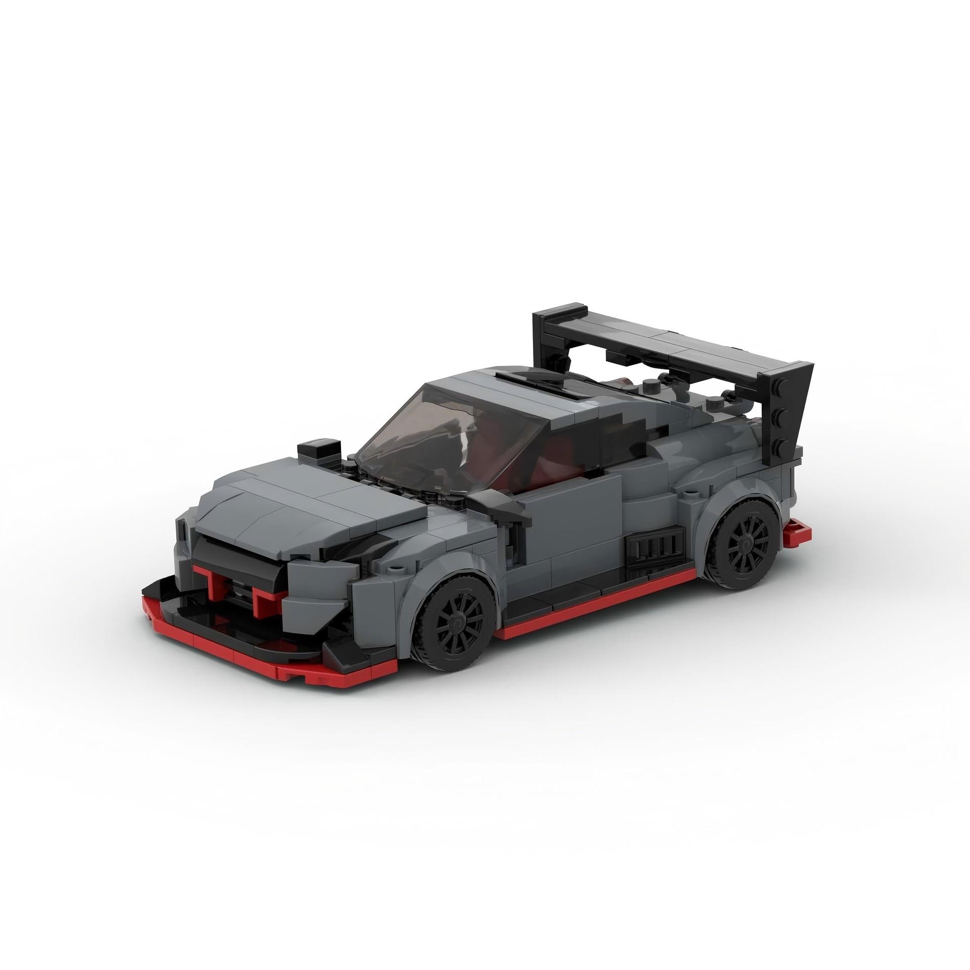 MOC Nissan GTR Building Block Model – Collectible NISMO Sports Car Brick Toy for JDM Fans