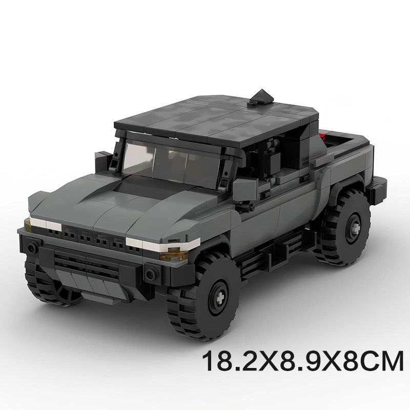 MOC Hummer HEV Building Blocks Model – Military Off-Road SUV Collectible Brick Toy