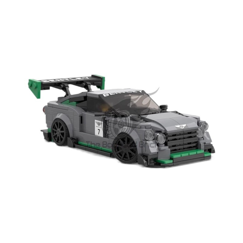 Bentley Continental GT3 MOC Style Building Blocks Racing Car Model Collectible Toy Gift