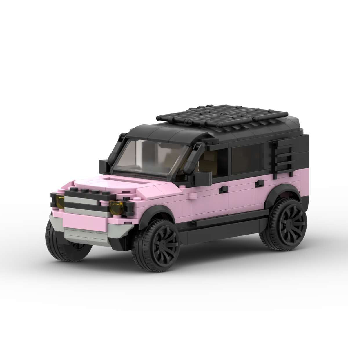 MOC Land Rover Defender Building Block Model – Classic 4x4 Off-Road SUV Brick Car Toy for Collectors & Kids