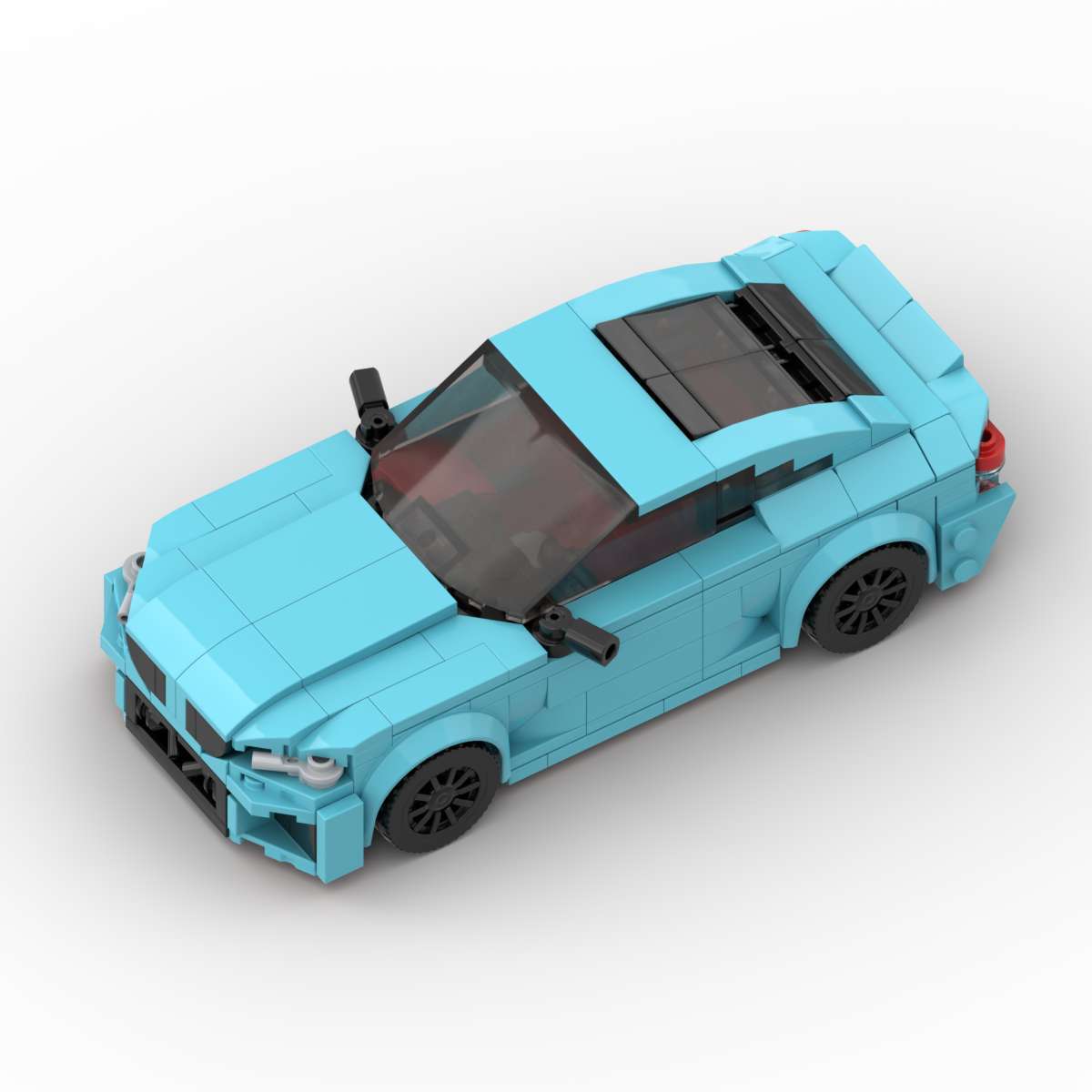 BMW M2 G87 MOC Style Building Block Car Model – Collectible Sports Car Toy for Kids & Adults