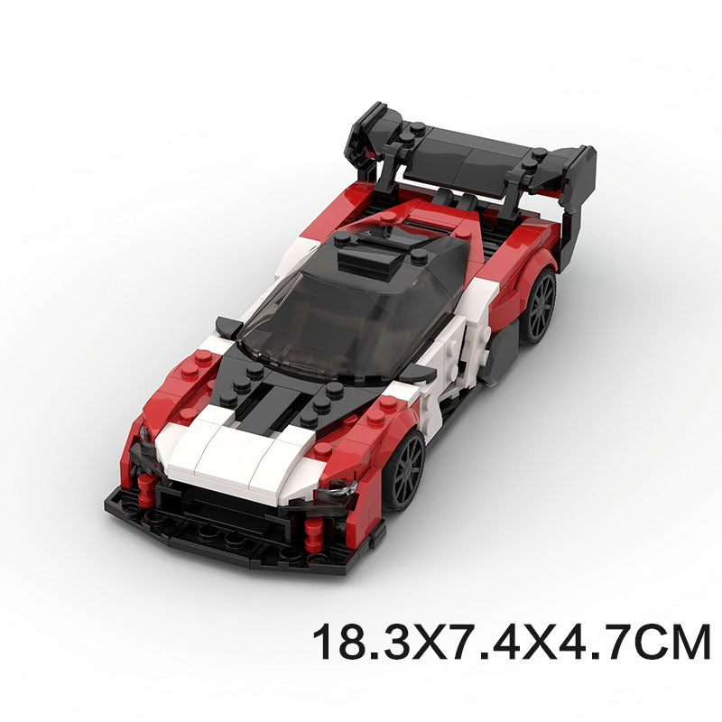 MOC McLaren Senna GTR Building Block Model – Technic Hypercar Collectible Brick Toy for Racing Enthusiasts