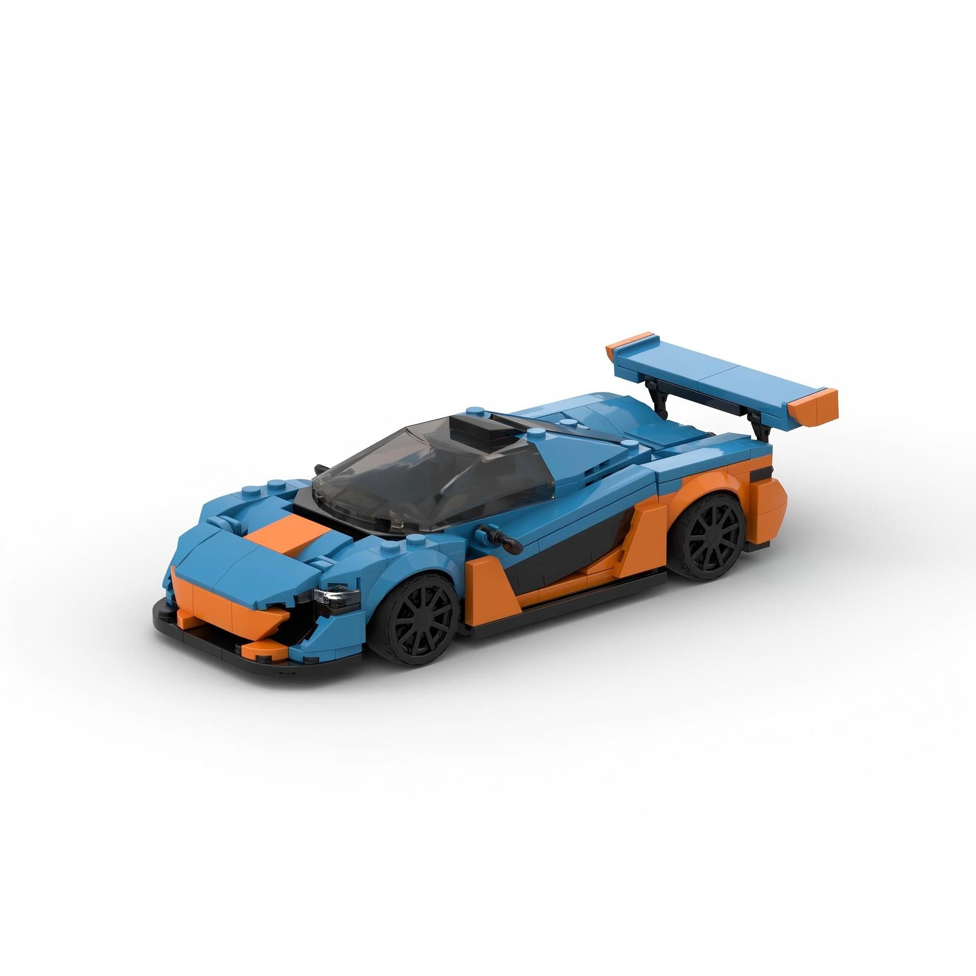 MOC McLaren P1 Building Block Model – Technic Supercar Collectible Brick Toy for Racing Fans