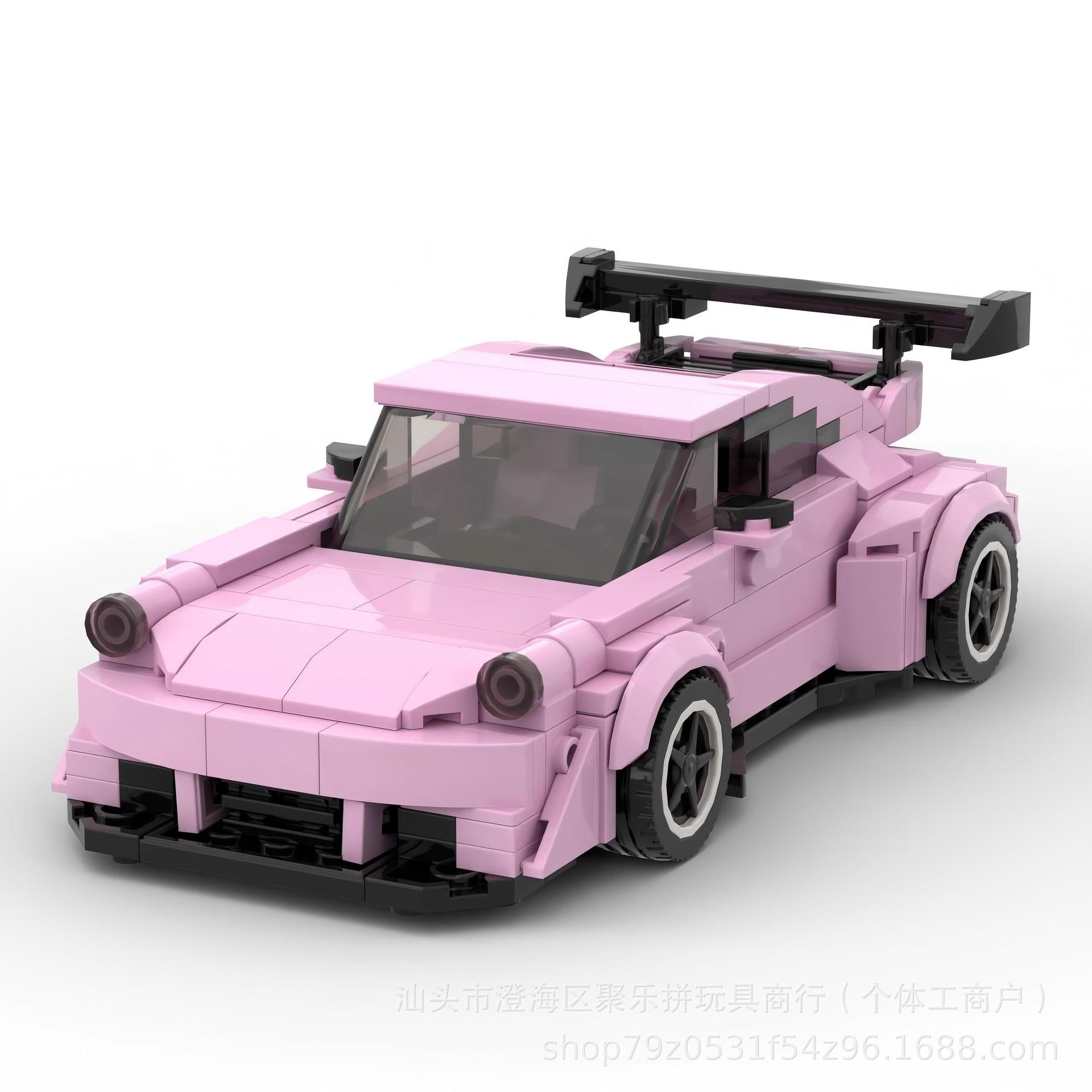 Porsche 911 MOC-Style Building Blocks Racing Car Model Collectible Sports Toy Gift