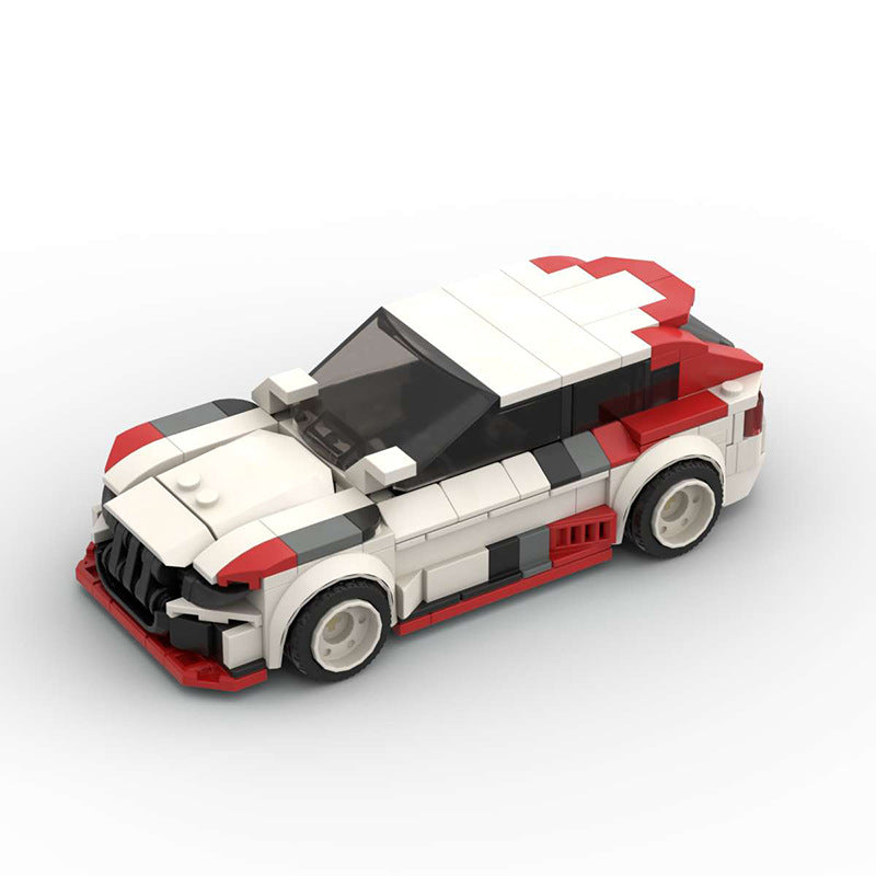 Audi RS6 MOC-Style Building Block Set | DIY Sports Car Model Kit for Kids & Adults