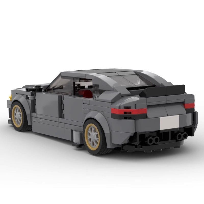 BMW M5 Police Car MOC-Style Building Block Set | DIY Sports Car Construction Model for Kids & Collectors