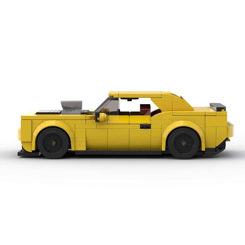 Dodge Challenger Dom MOC Style Building Blocks Muscle Car Model Collectible Fast Furious Toy Gift